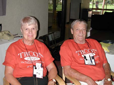 TBCON Staff Lois Bell and Barclay Crittenden