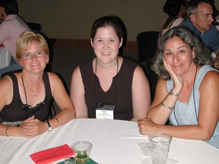 Tammy Blakeslee, Kate Hackett, and another attendee