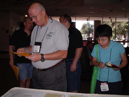 Bill Hurley and another attendee